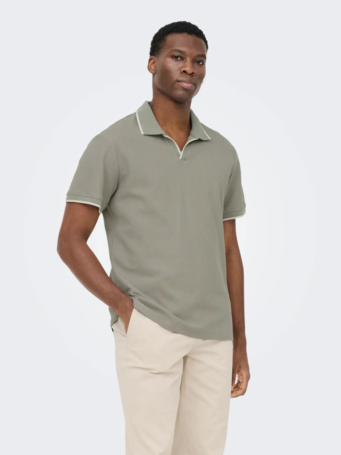 ONLY + SONS RESORT POLO - LAUREL OAK