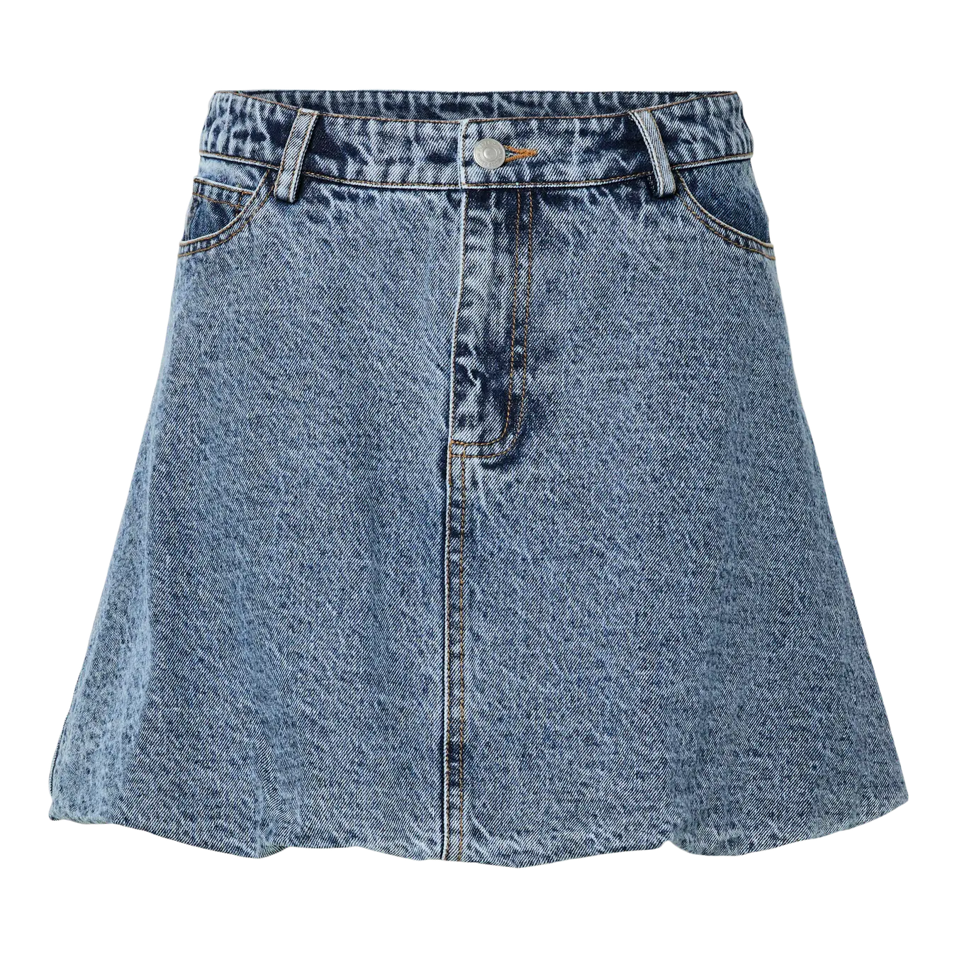 PIECES ALLY BALLOON SKIRT - LIGHT BLUE DENIM