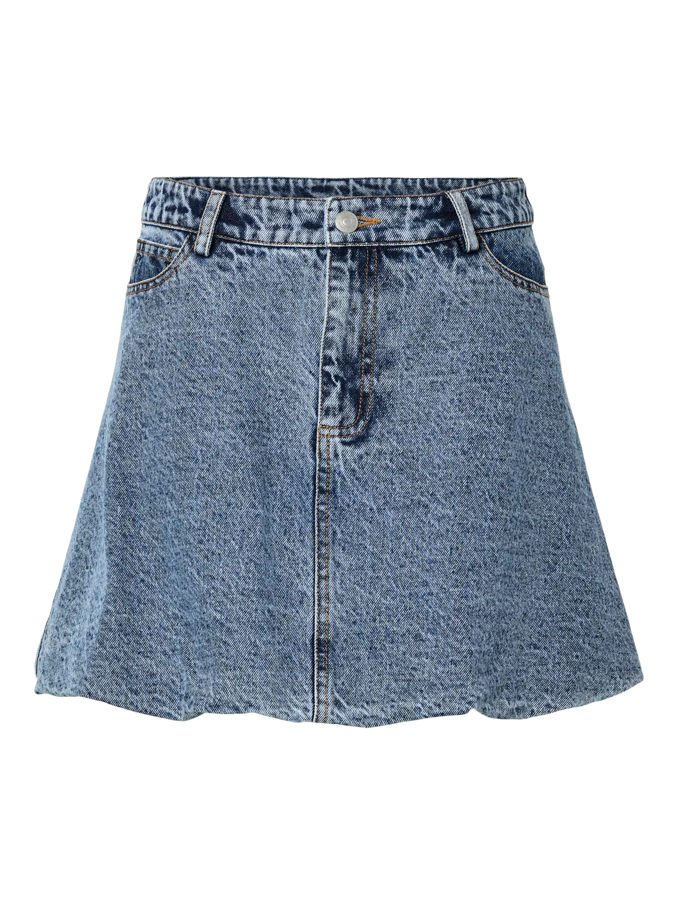 PIECES ALLY BALLOON SKIRT - LIGHT BLUE DENIM