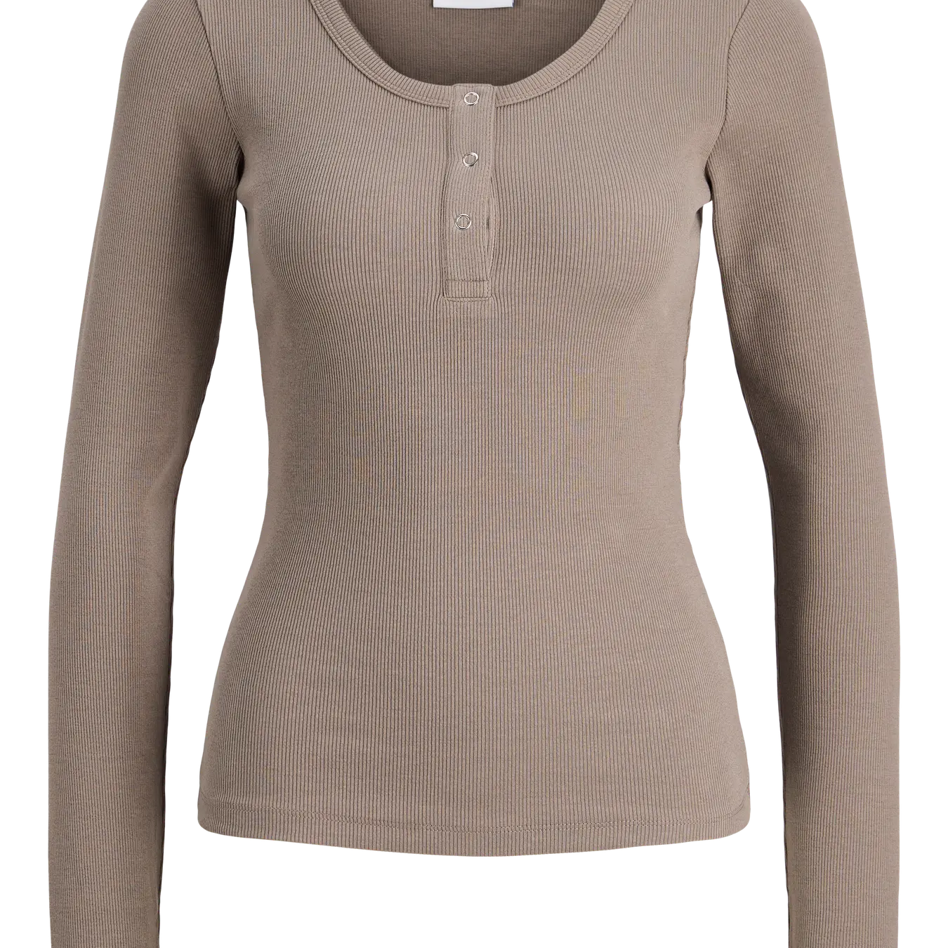 JJXX FATIMA BUTTON RIB LONG SLEEVE - FALCON
