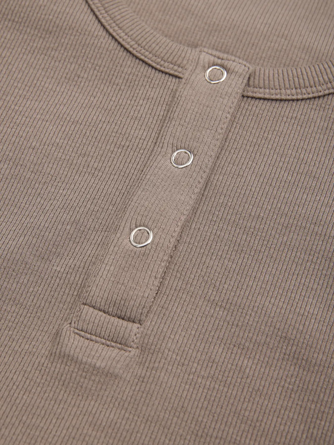 JJXX FATIMA BUTTON RIB LONG SLEEVE - FALCON