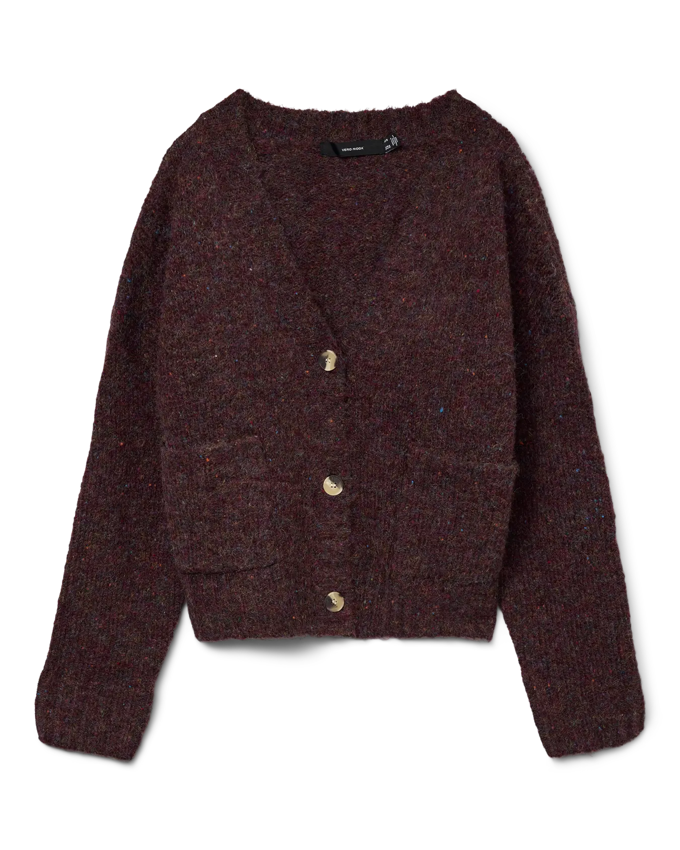 VM INGRID V NECK CARDIGAN - WINETASTING