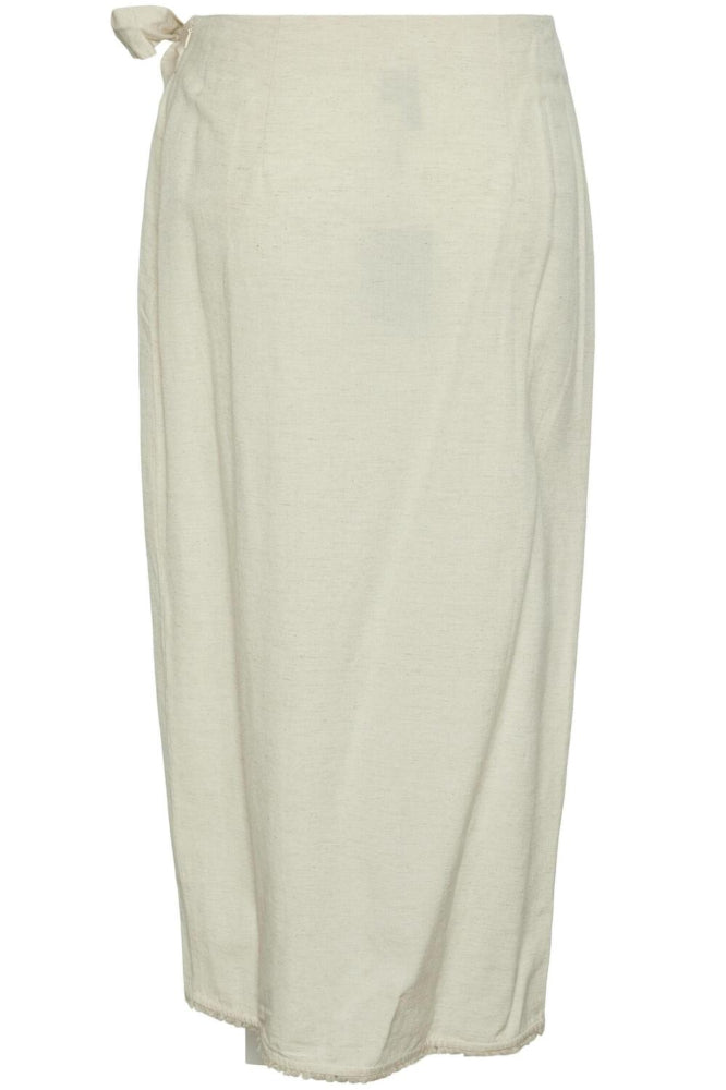 KALOU WRAP SKIRT - BIRCH