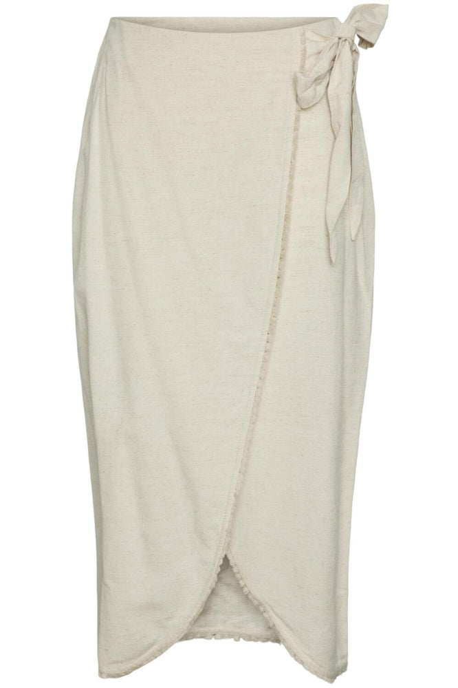 KALOU WRAP SKIRT - BIRCH