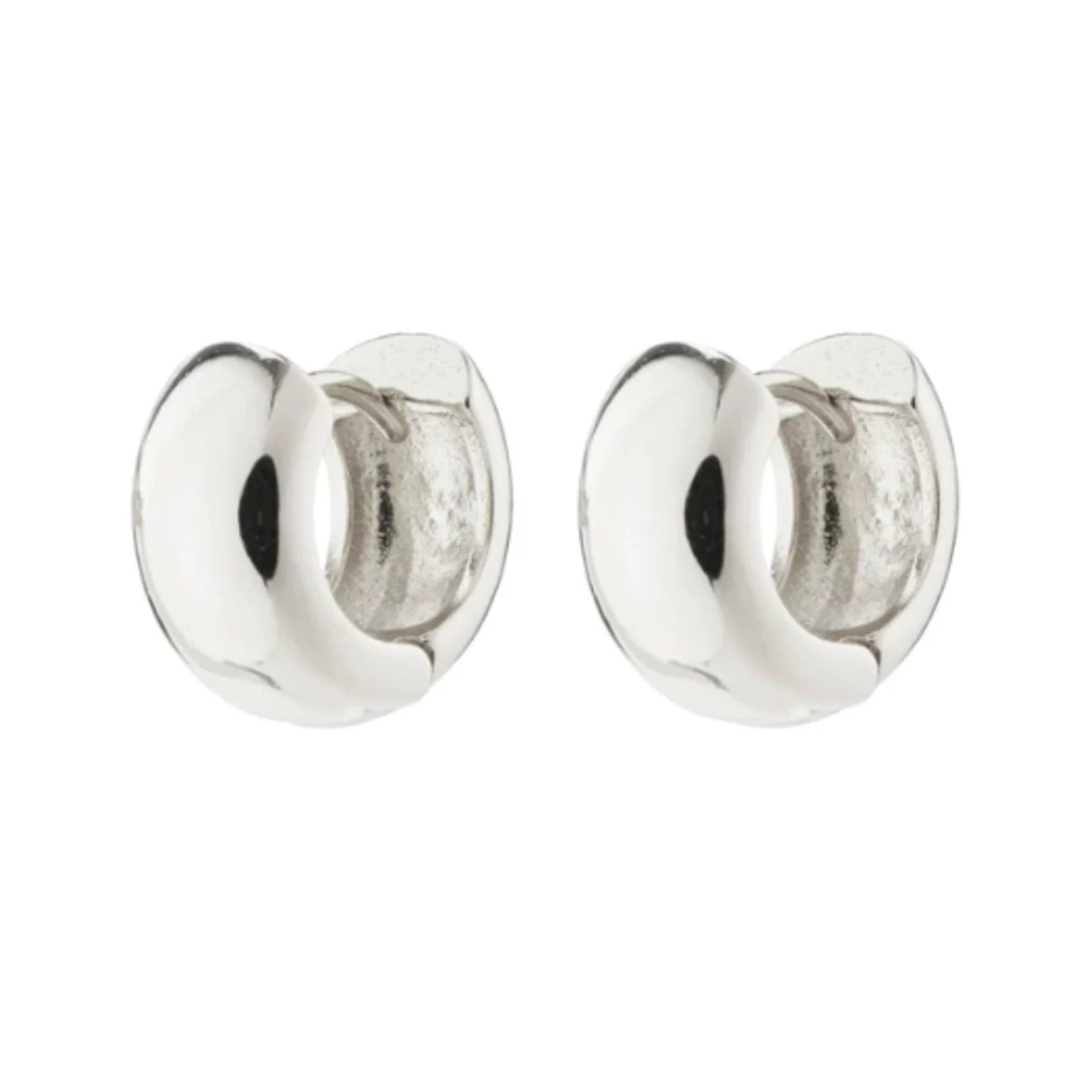 PILGRIM ANAIS CHUNKY EARRINGS - SILVER