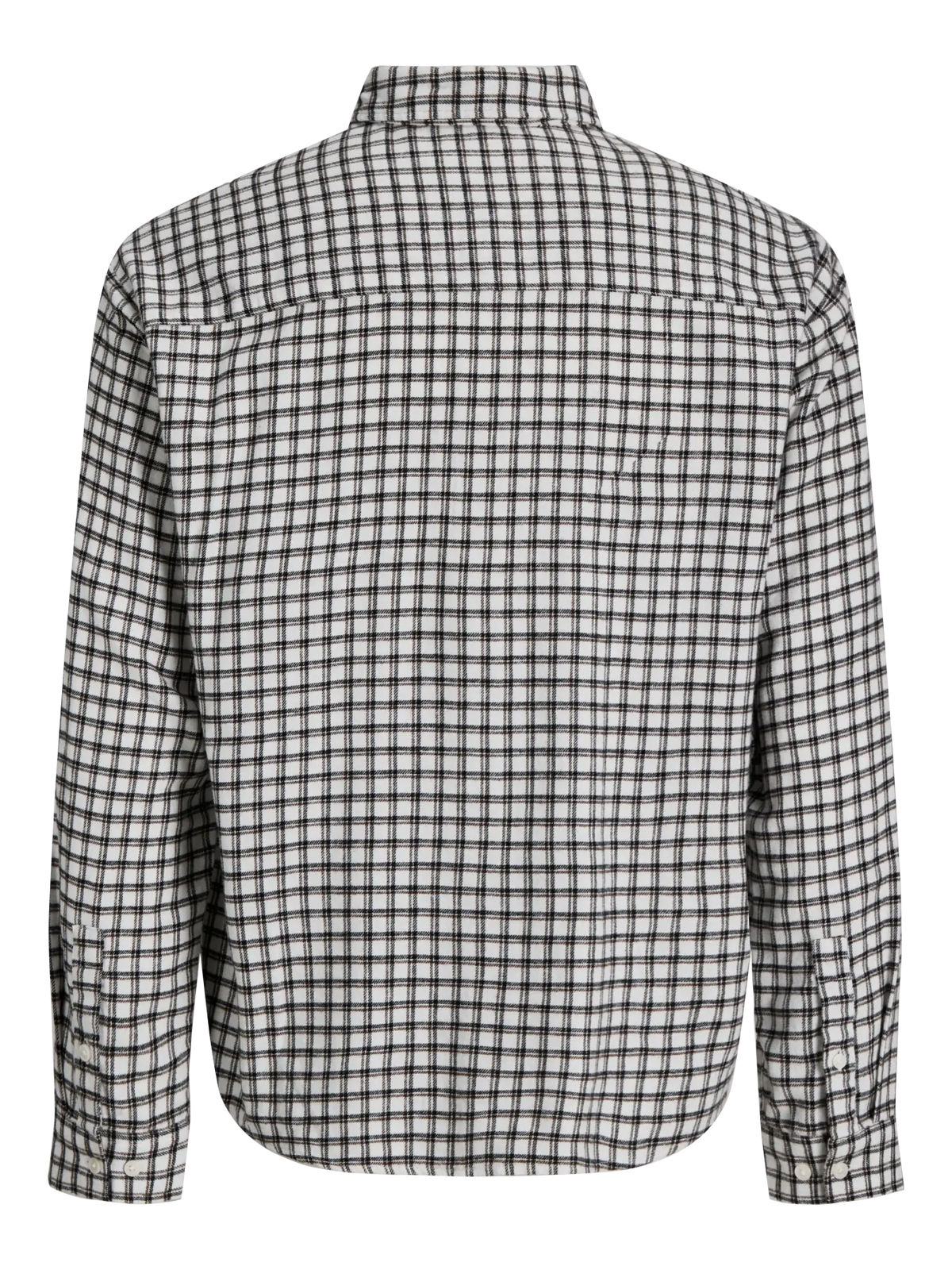 JJ REDERIKSBERG FLANNEL BUTTON DOWN LS SHIRT - ANTIQUE WHITE