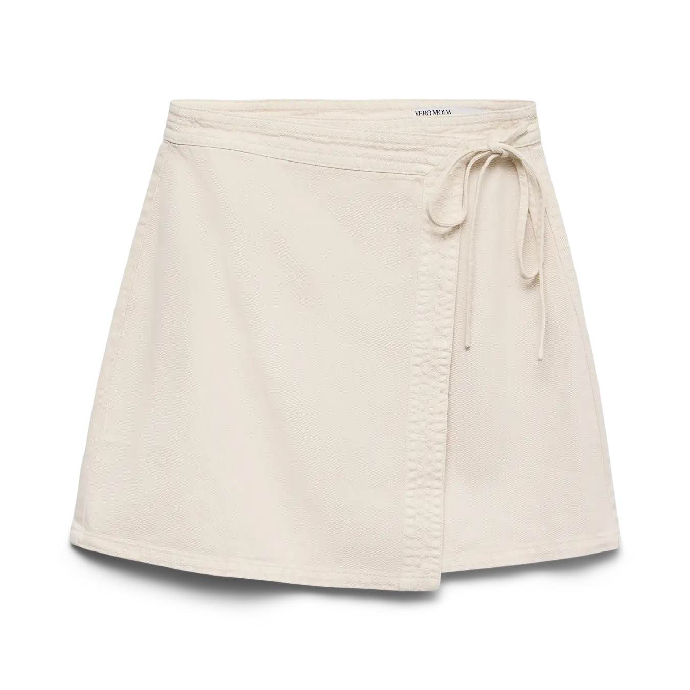 VM LIZA DENIM WRAP SKIRT - BIRCH