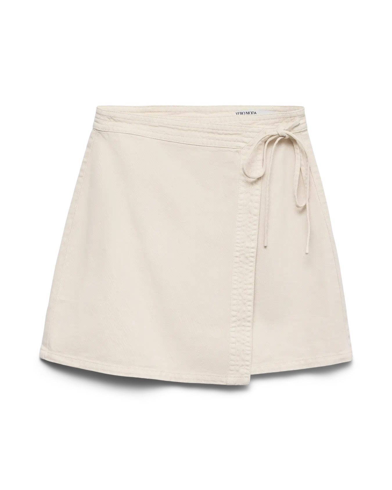 VM LIZA DENIM WRAP SKIRT - BIRCH