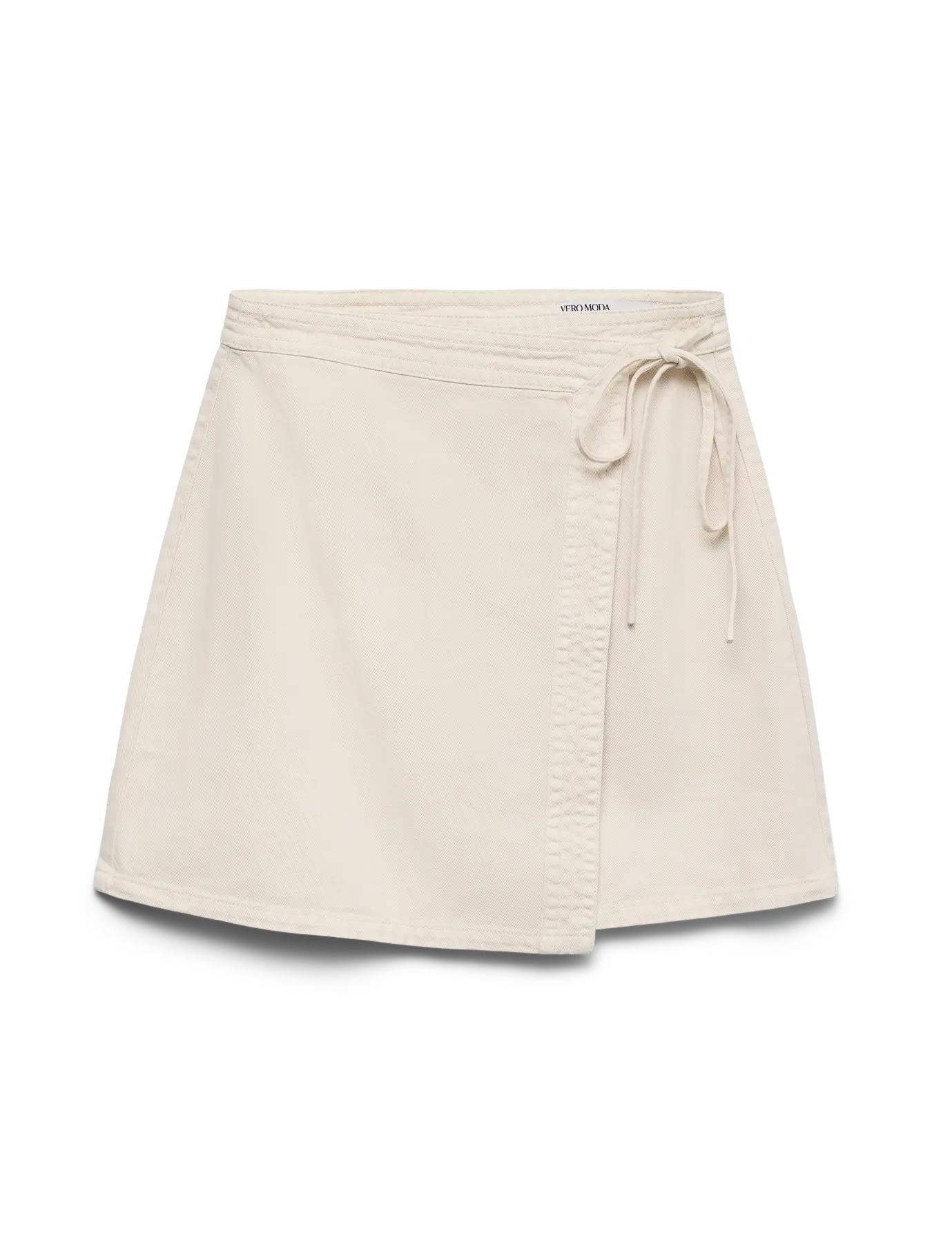 VM LIZA DENIM WRAP SKIRT - BIRCH