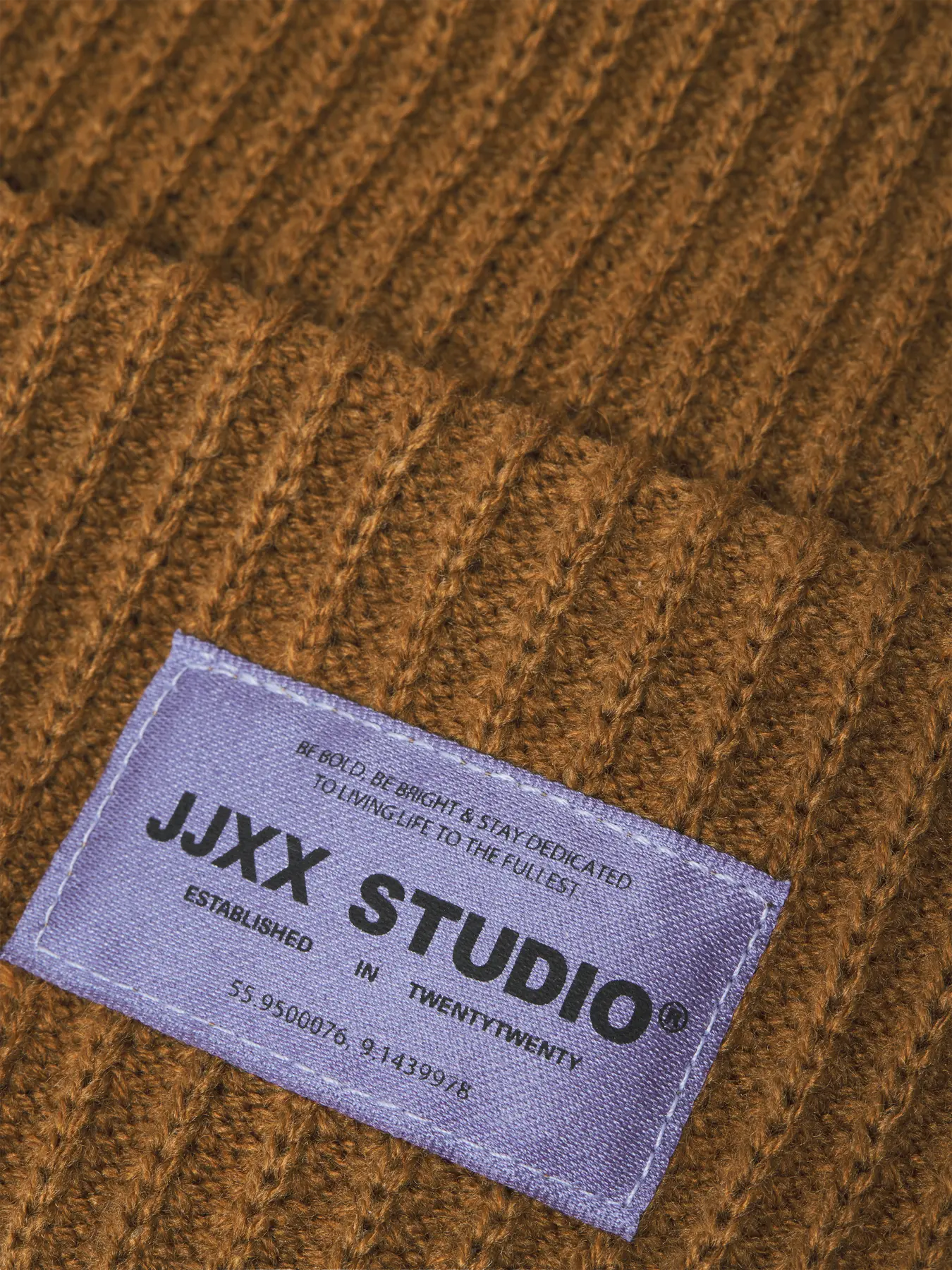 JJXX OTHELIA KNIT BEANIE - RUBBER