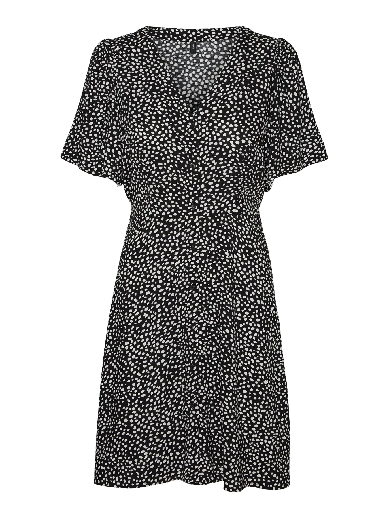 VM ALBA PRINTED DRESS - BLACK DOT