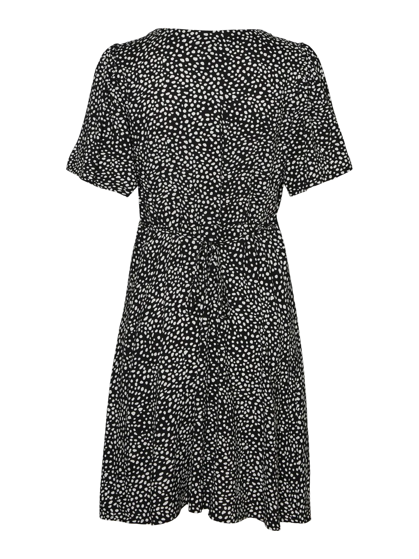 VM ALBA PRINTED DRESS - BLACK DOT