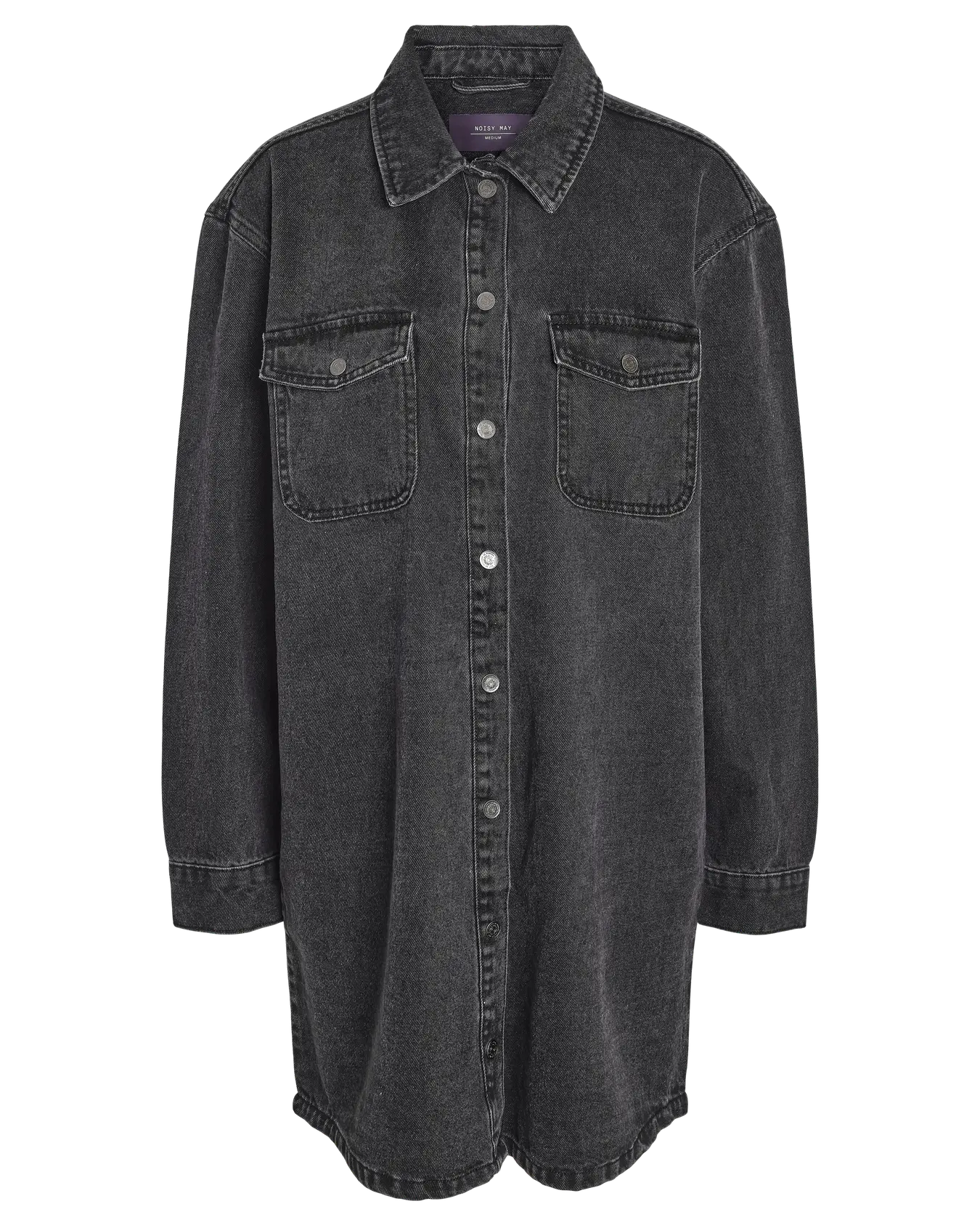 NM ALVA DENIM DRESS - BLACK WASH