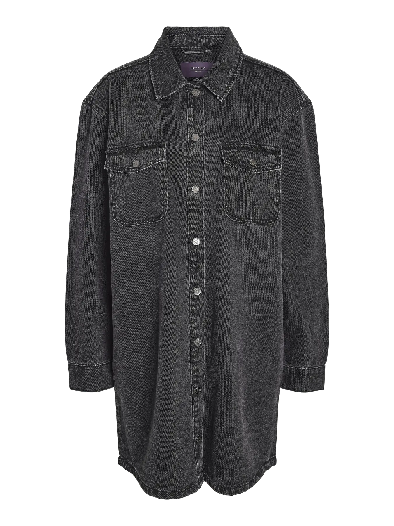 NM ALVA DENIM DRESS - BLACK WASH