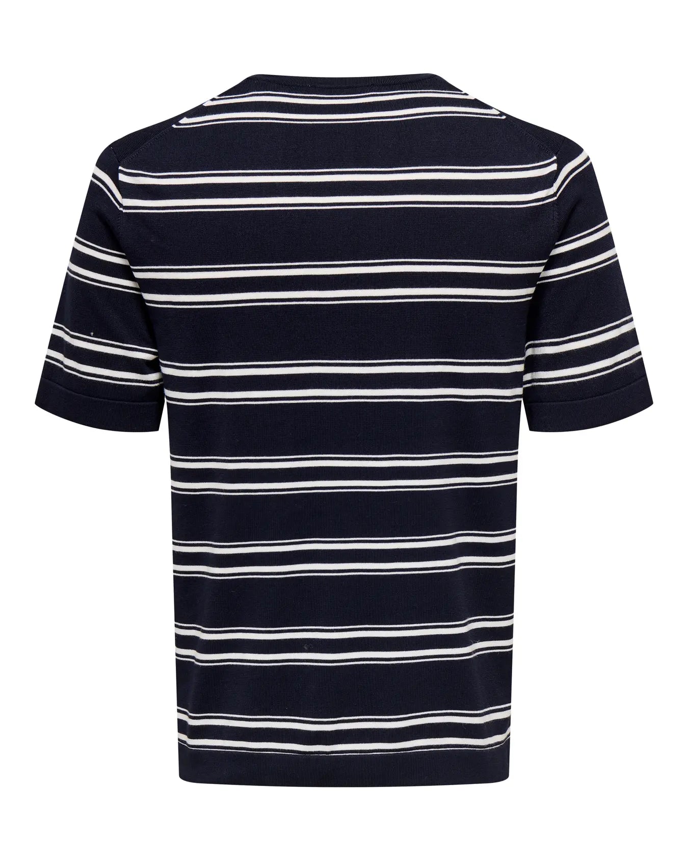 ONLY + SONS WYLER STRIPED TEE - NAVY
