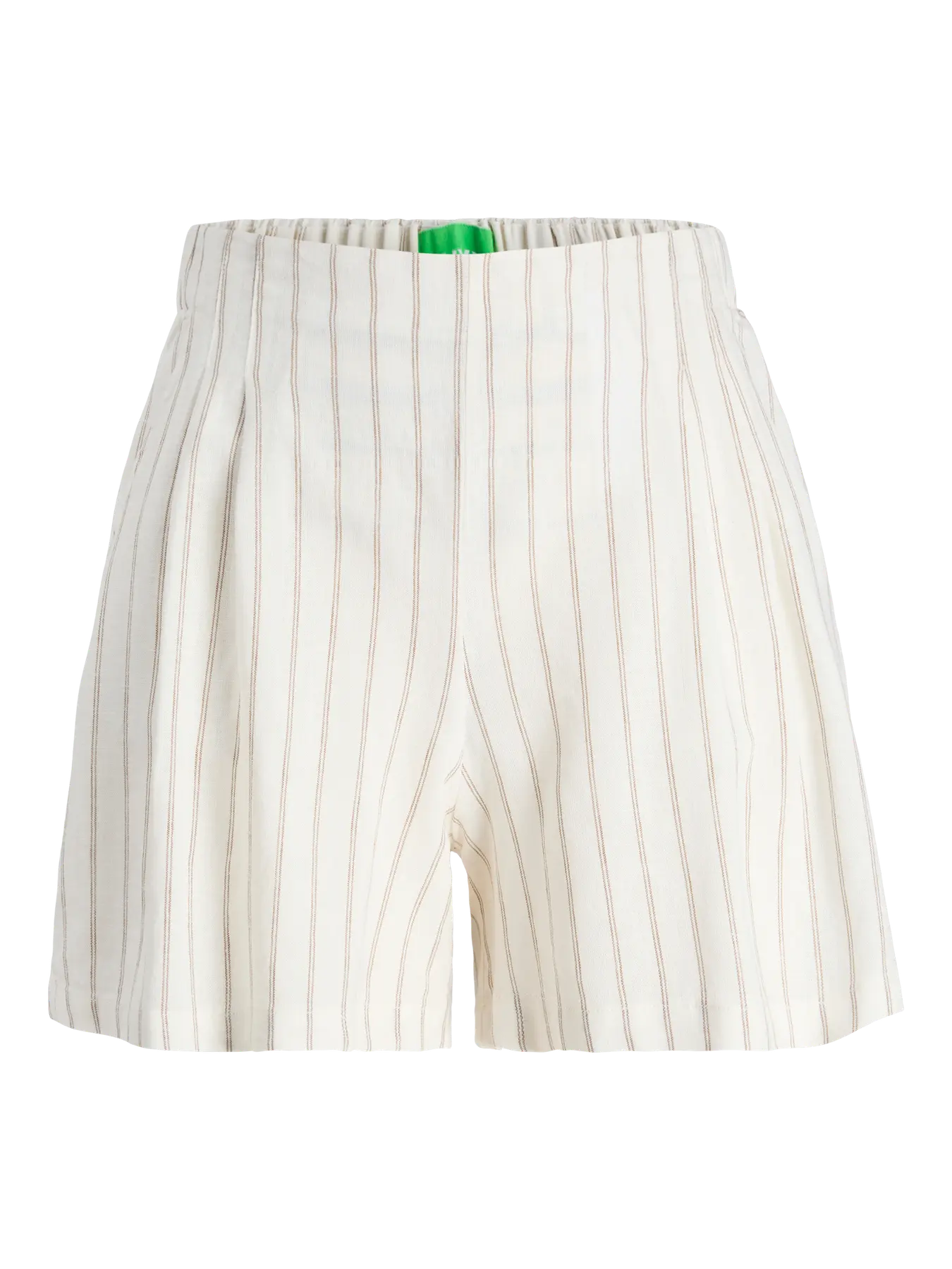 JJXX ALMIRA LINEN SHORTS - BLANC STRIPES