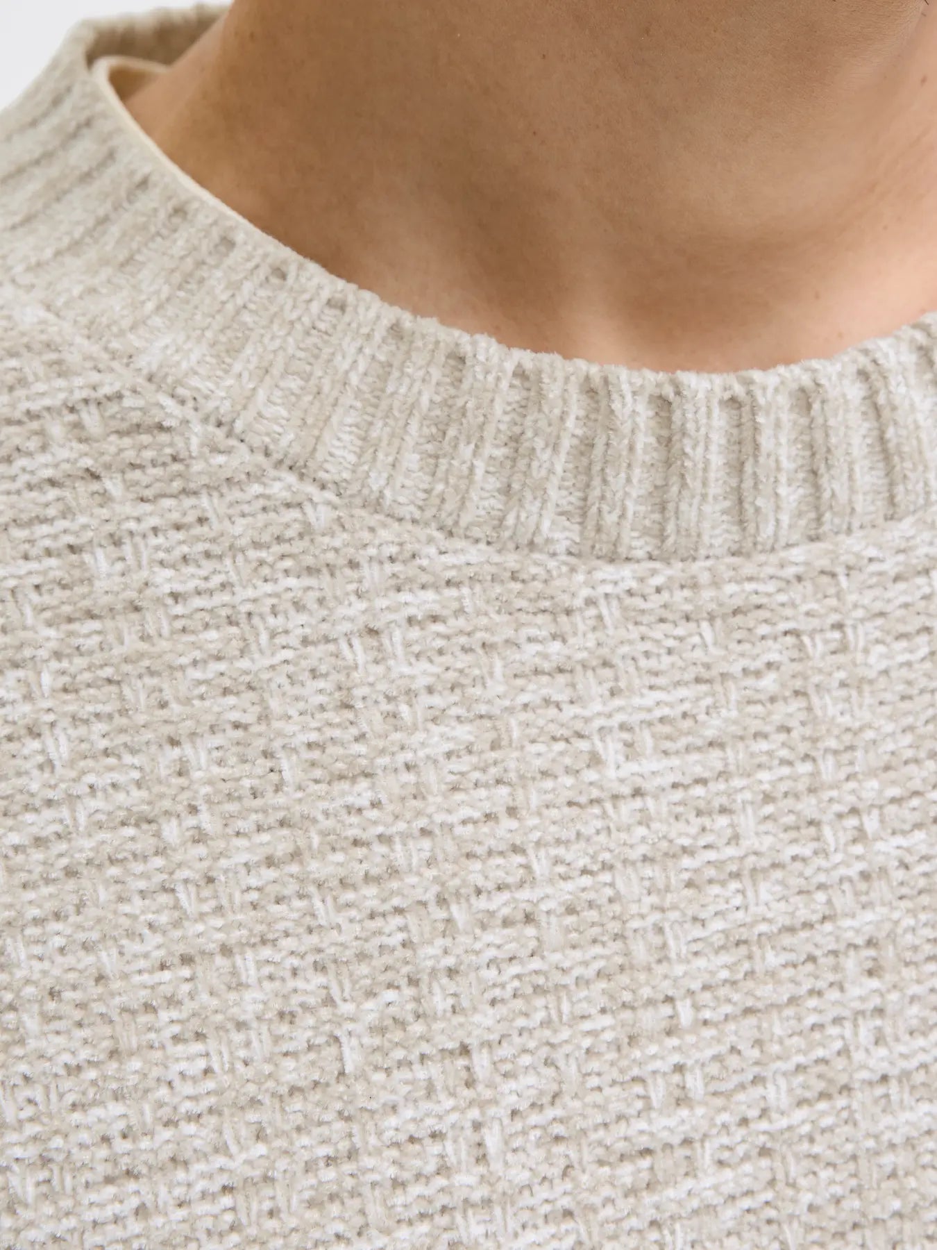 JJ JEREMY KNIT MOCK NECK SWEATER - MOONSTRUCK