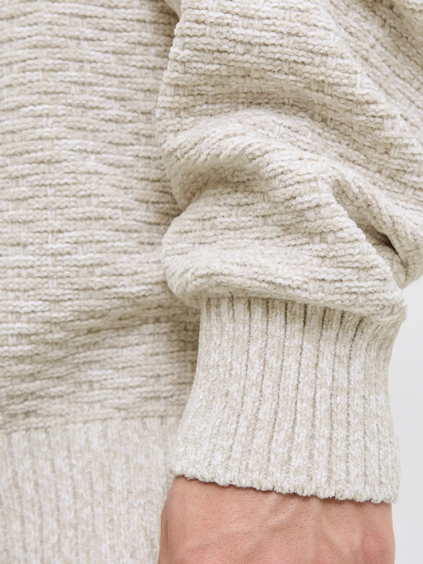 JJ JEREMY KNIT MOCK NECK SWEATER - MOONSTRUCK