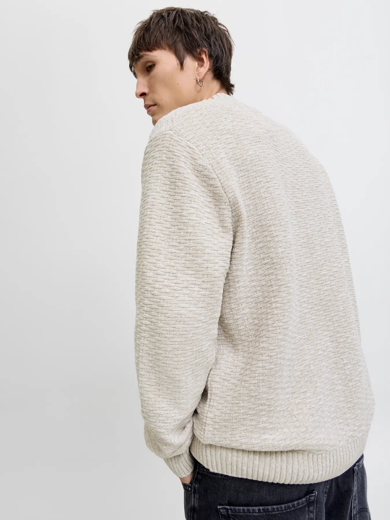 JJ JEREMY KNIT MOCK NECK SWEATER - MOONSTRUCK