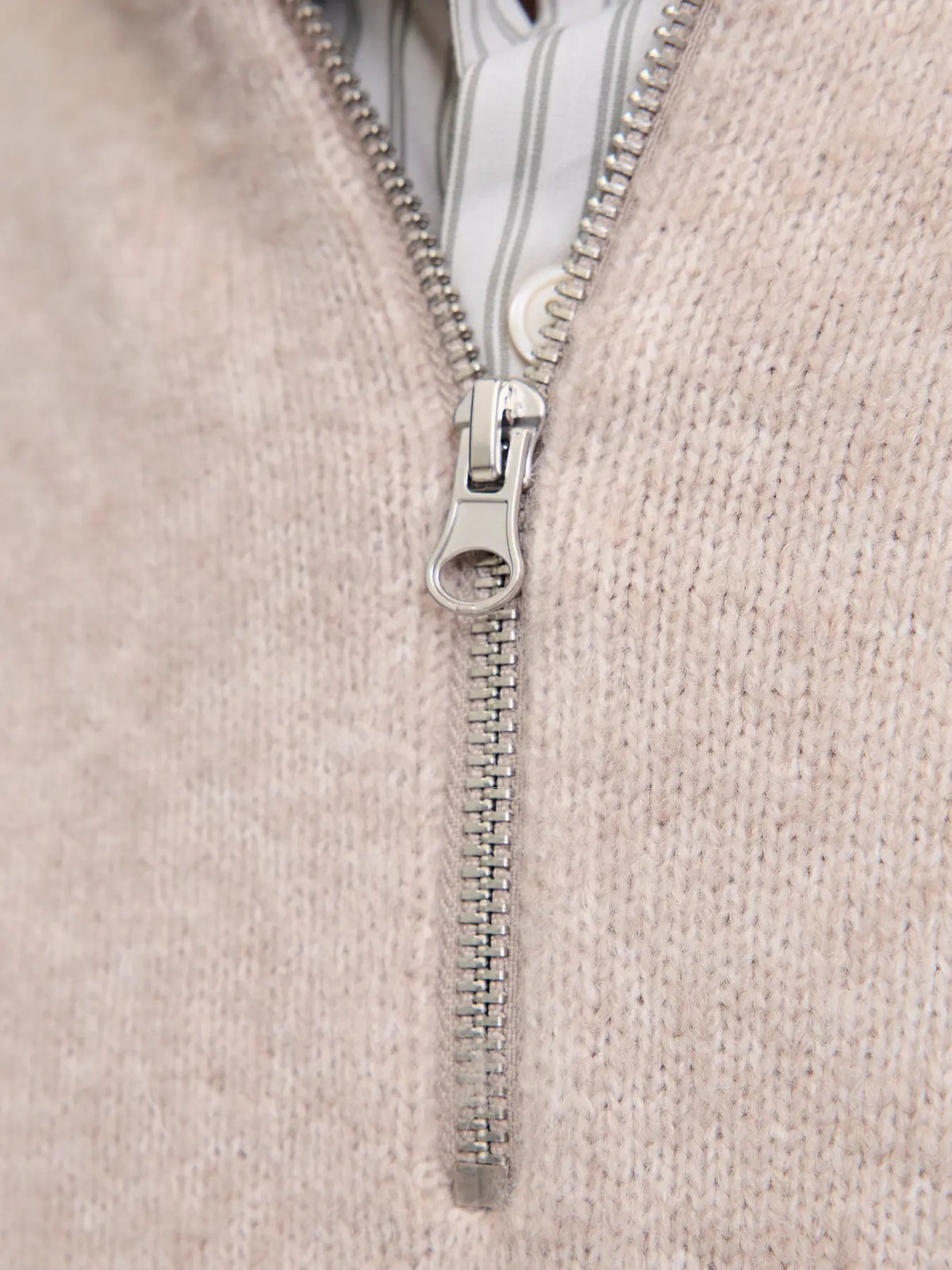 JJ SOHO OLLIE KNIT HALF ZIP SWEATER - ATMOSPHERE