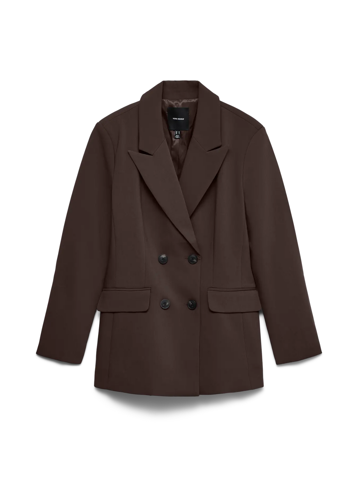 VM MAGNOLIA REGULAR FIT BLAZER - COFFEE BEAN