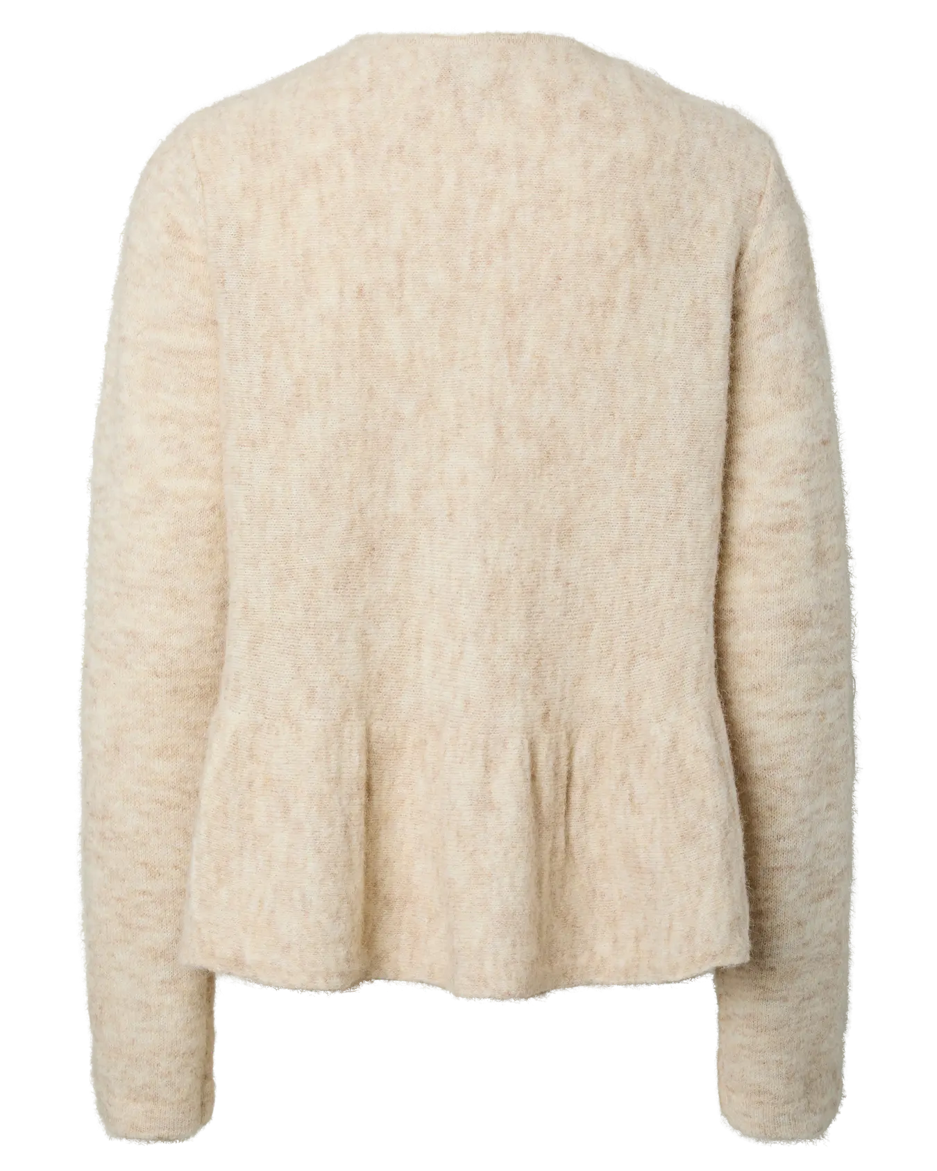 PIECES PINGE O NECK CARDIGAN - BIRCH