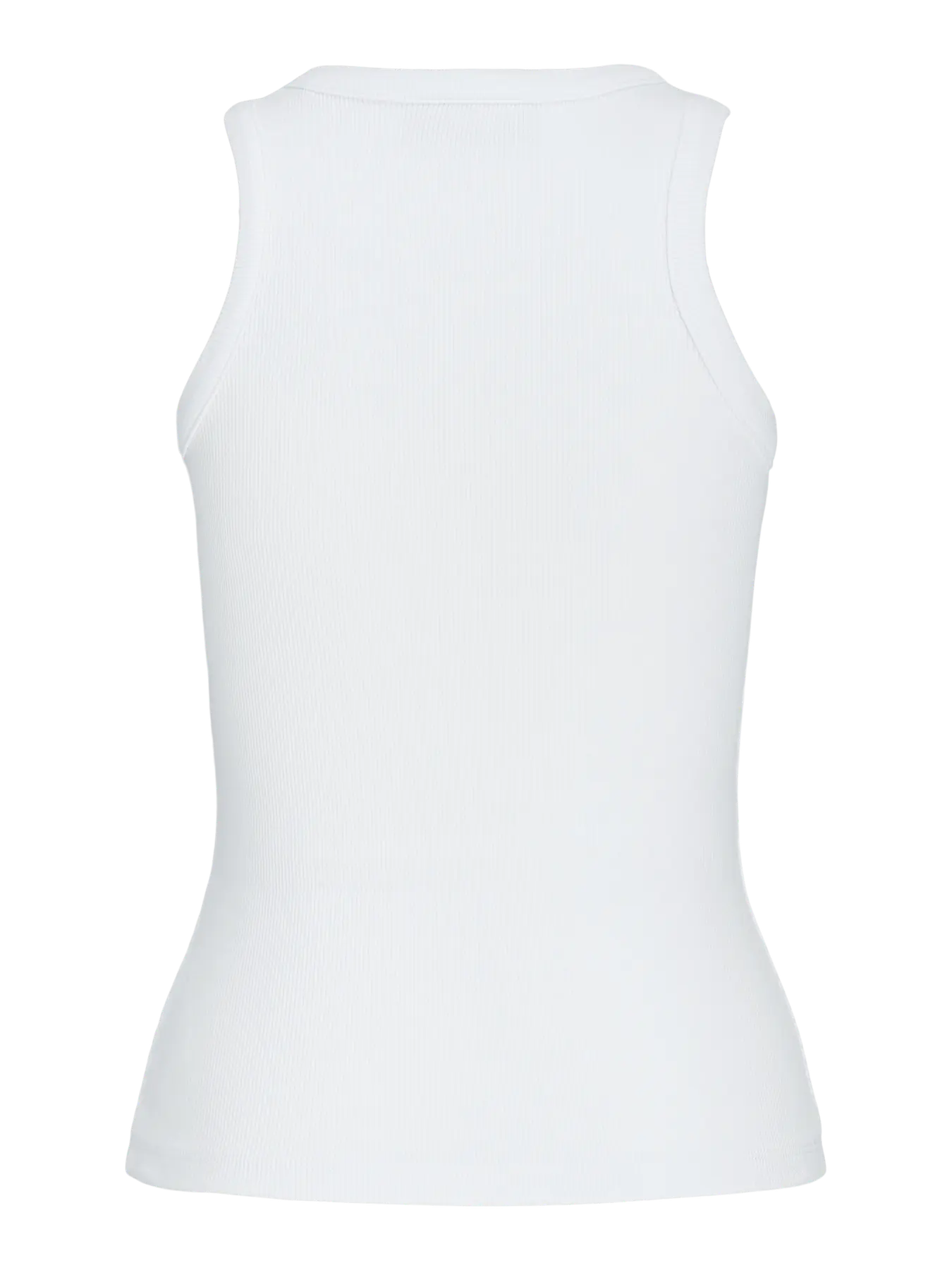 JJXX FOREST RIBBED HIGH NECK TANK - BRIGHT WHITE