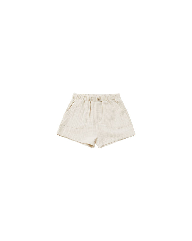 QUINCY MAE UTILITY SHORT - NATURAL