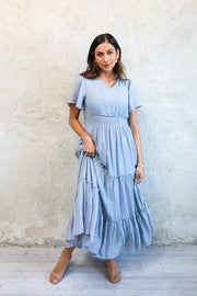 THE TAYLOR DRESS - CHAMBRAY BLUE