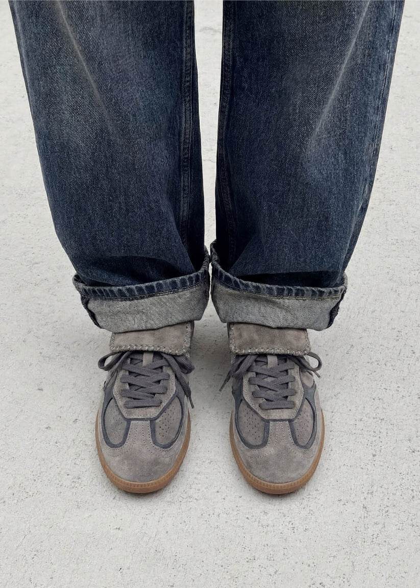 ALOHAS TB.490 CLUB SUEDE SNEAKERS - DARK GREY