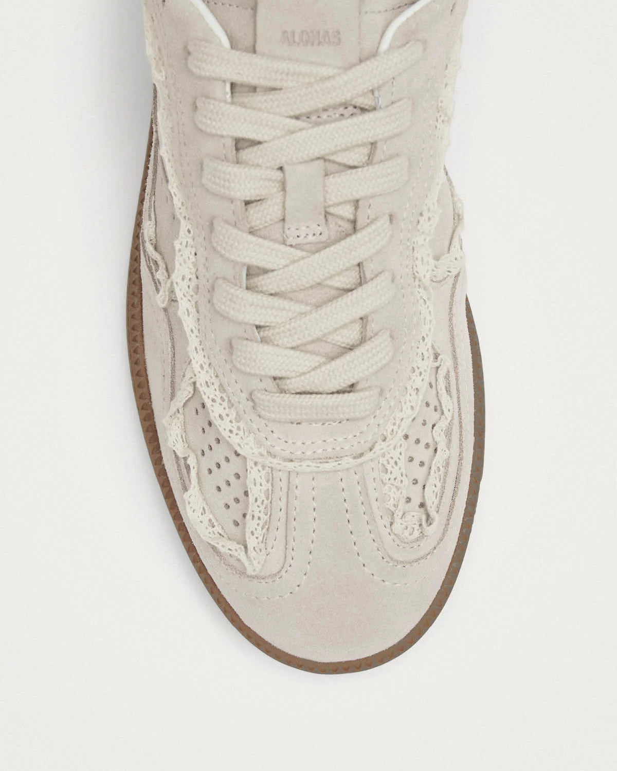 ALOHAS TB.490 MULE LEATHER SNEAKERS - CROCHET CREAM