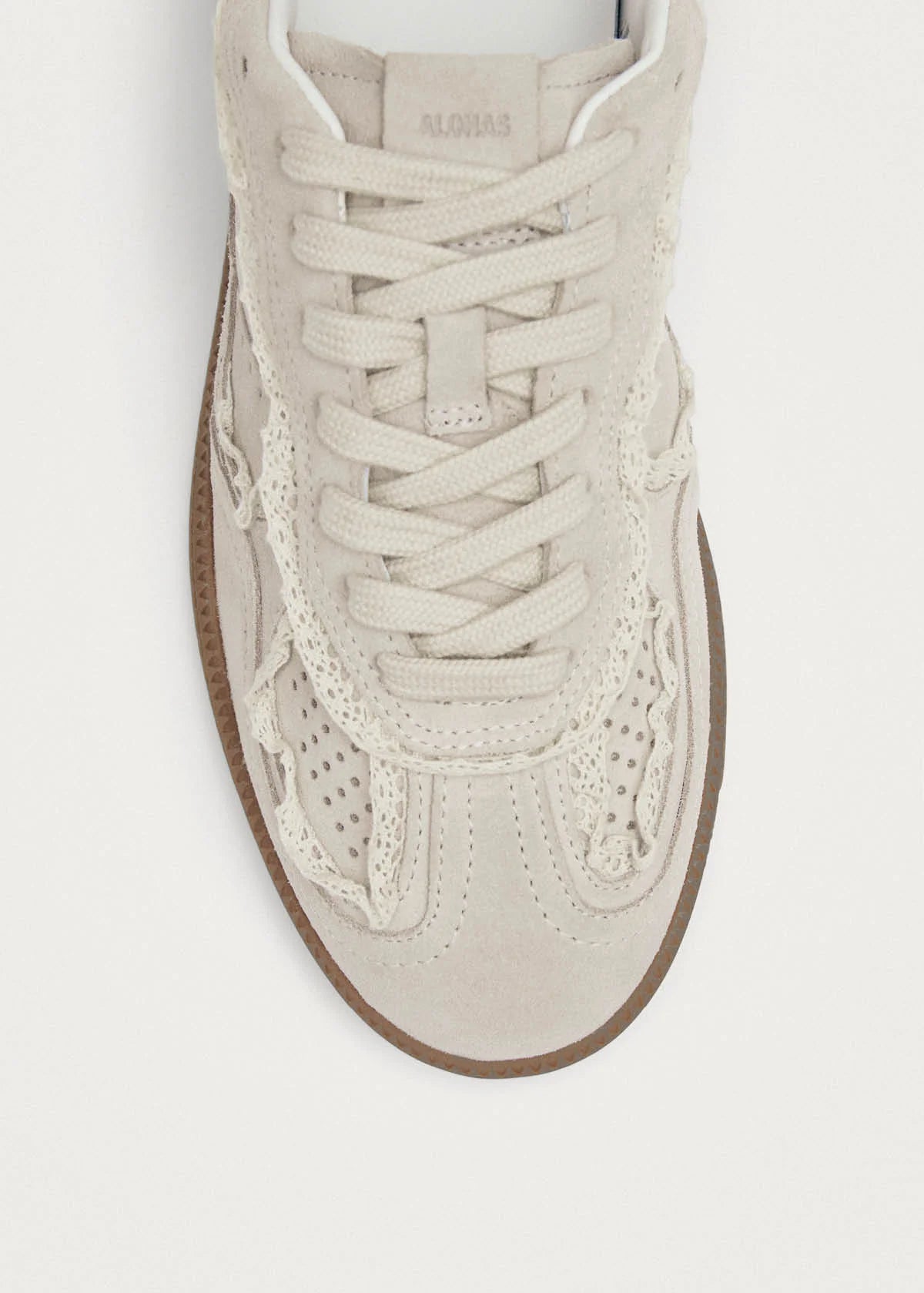 ALOHAS TB.490 MULE LEATHER SNEAKERS - CROCHET CREAM