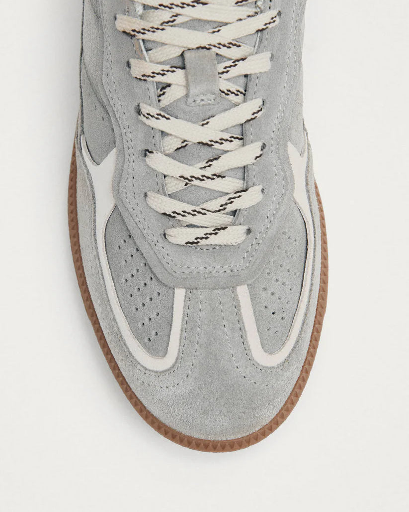 ALOHAS TB.490 RIFE LEATHER SNEAKERS - GREY