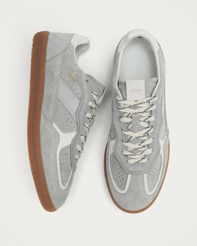ALOHAS TB.490 RIFE LEATHER SNEAKERS - GREY