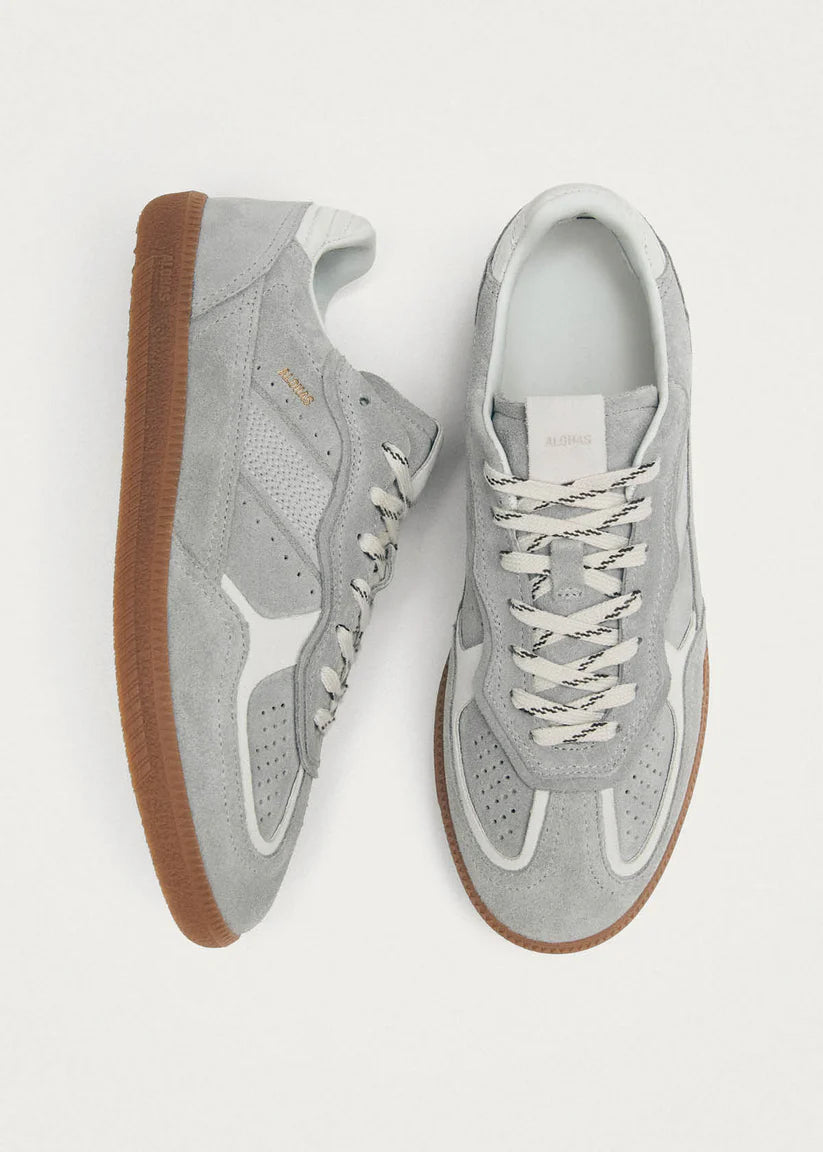ALOHAS TB.490 RIFE LEATHER SNEAKERS - GREY