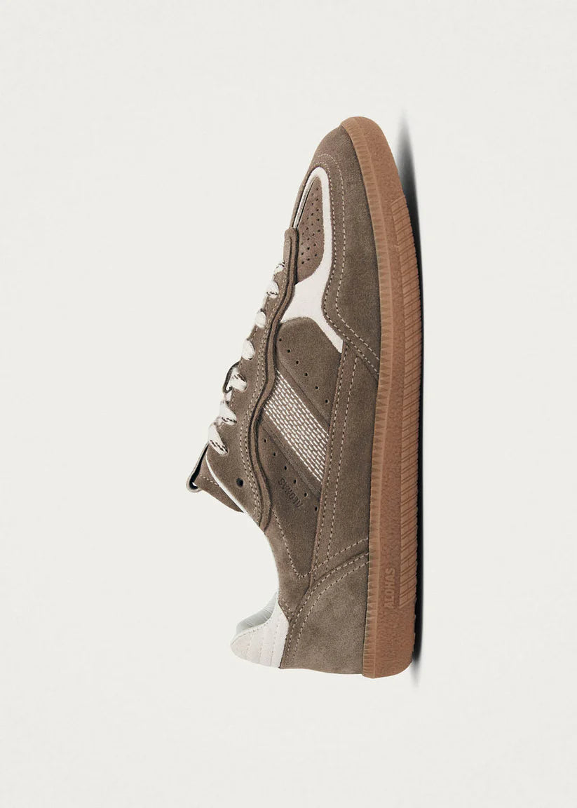 ALOHAS TB.490 RIFE LEATHER SNEAKERS - TAUPE SUEDE