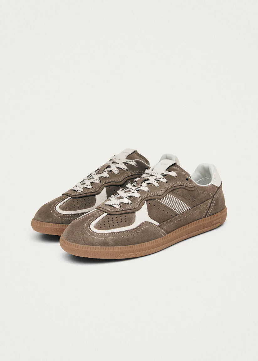 ALOHAS TB.490 RIFE LEATHER SNEAKERS - TAUPE SUEDE