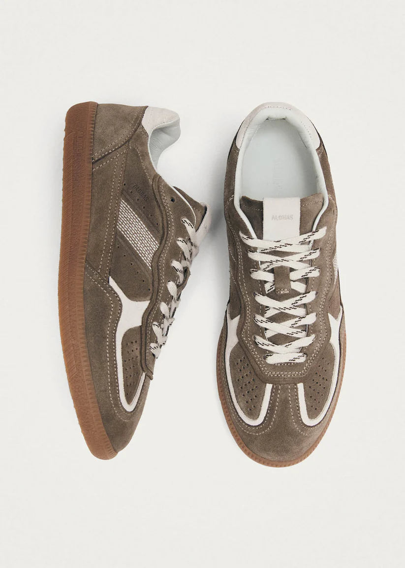 ALOHAS TB.490 RIFE LEATHER SNEAKERS - TAUPE SUEDE