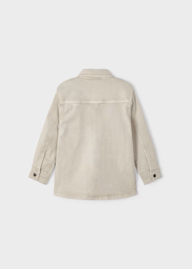 MAYORAL LS OVERSHIRT - STONE