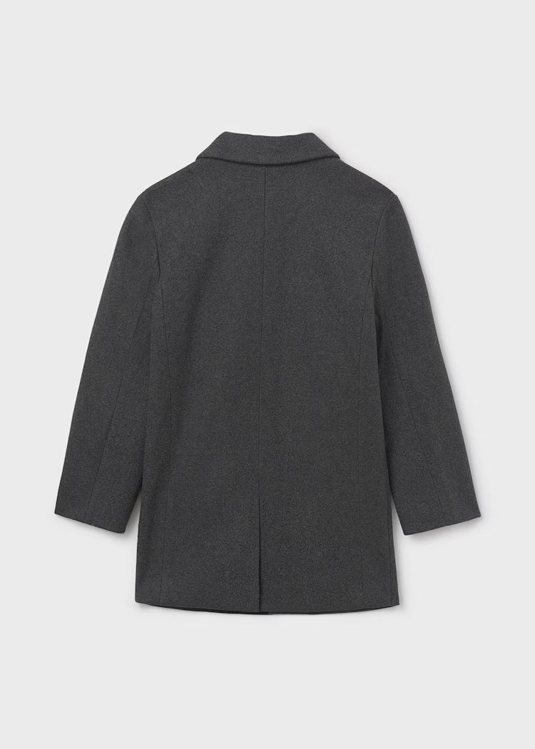 MAYORAL LONG DRESS COAT - SHADOW