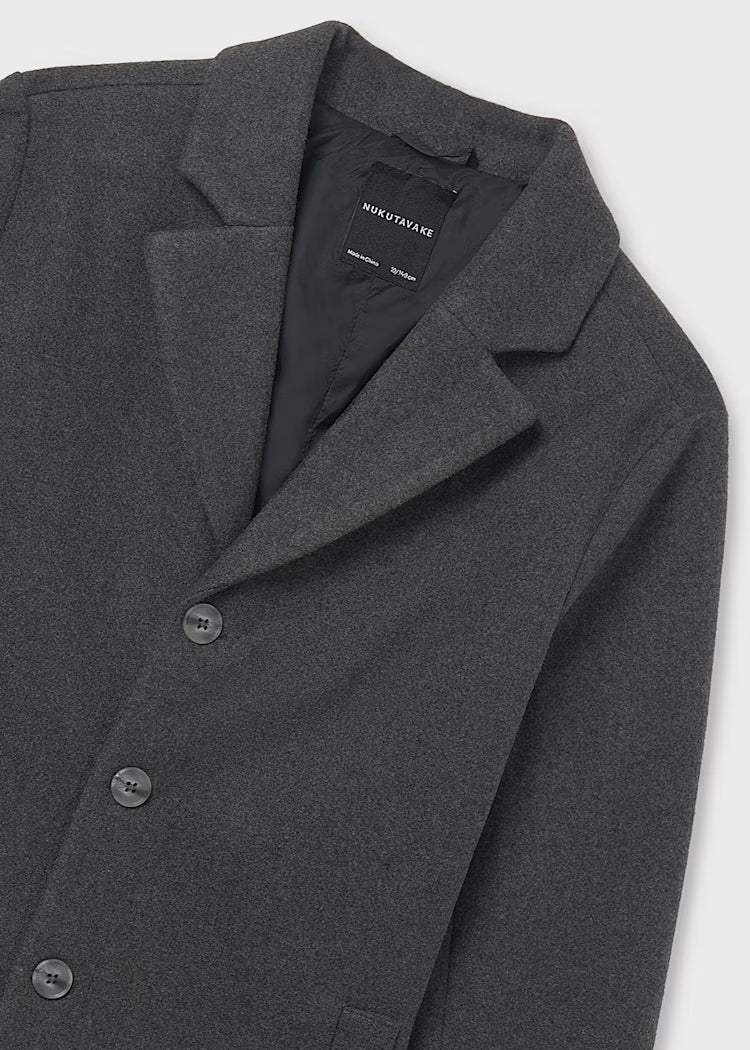 MAYORAL LONG DRESS COAT - SHADOW