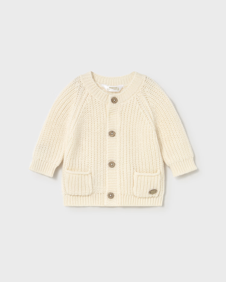 MAYORAL KNIT CARDIGAN - POTTERY