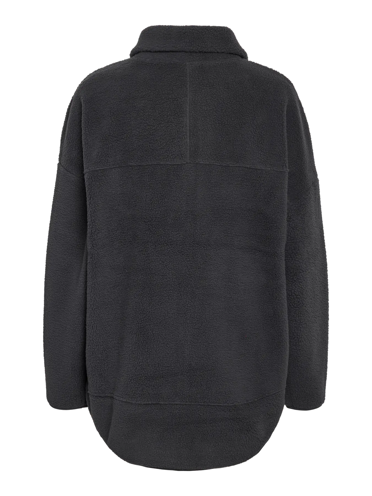 NM COZY SHERPA ZIP JACKET - OBSIDIAN