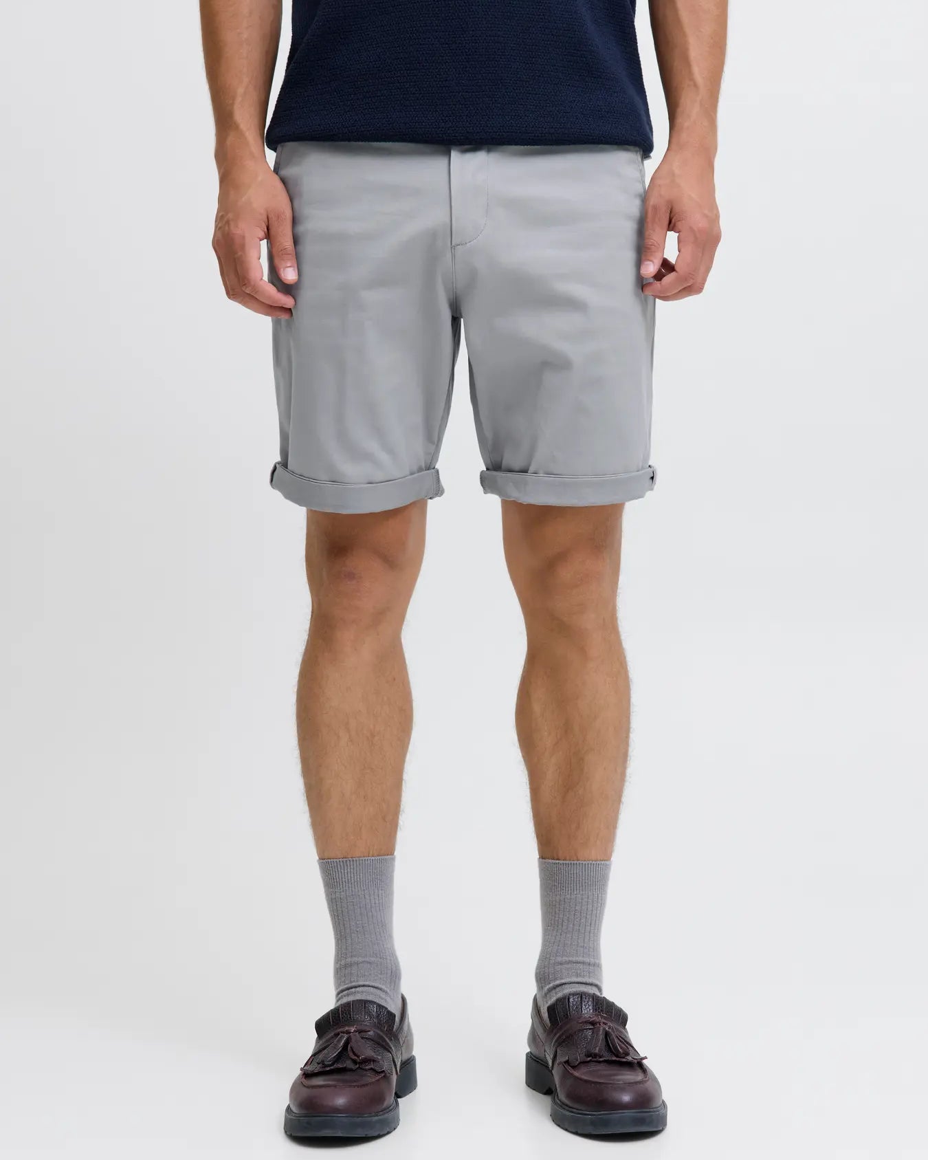 JJ BOWIE CHINO SHORTS - ULTIMATE GREY