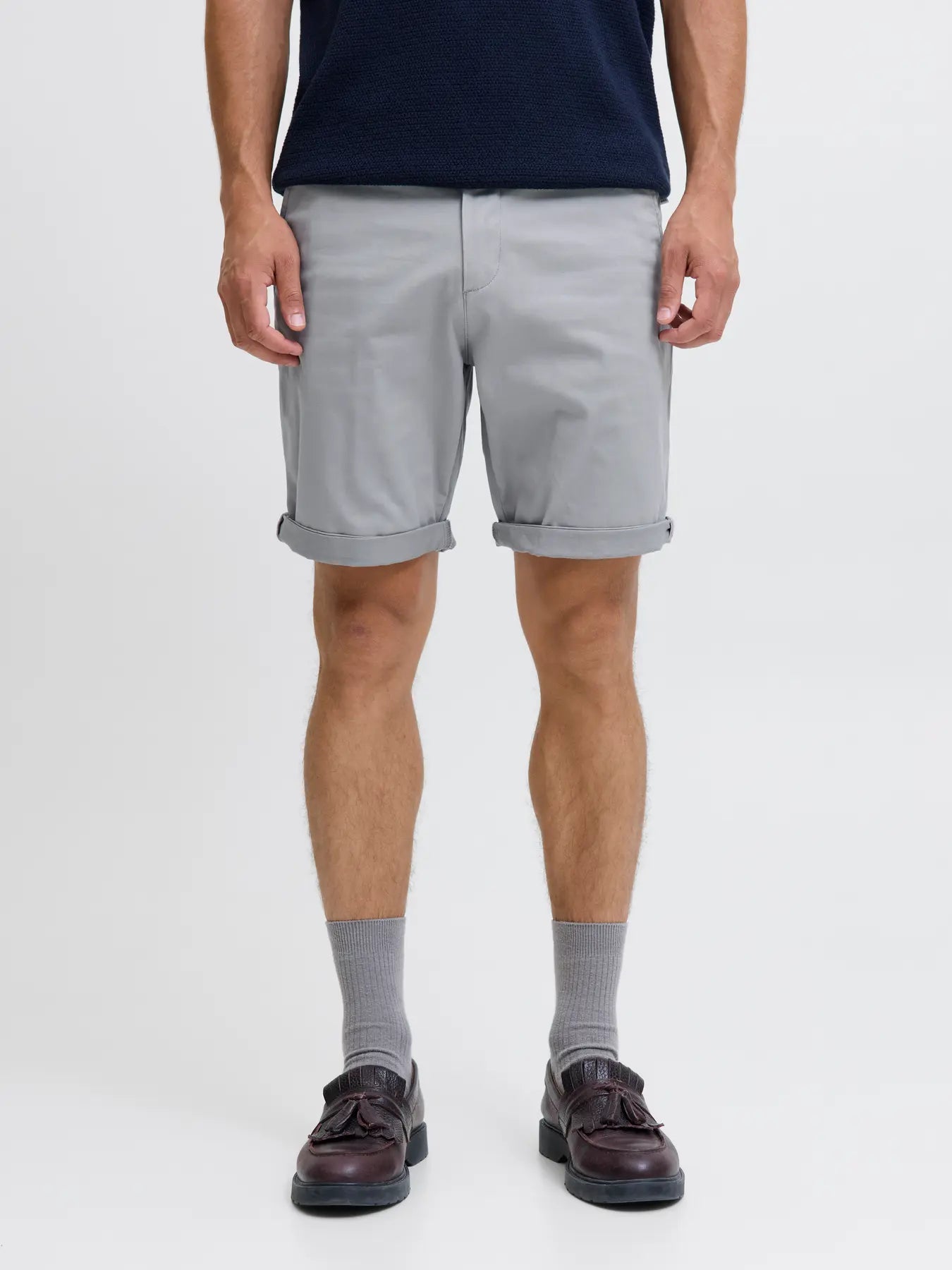 JJ BOWIE CHINO SHORTS - ULTIMATE GREY