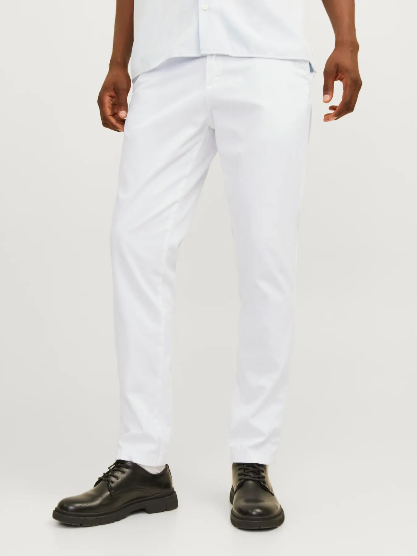 JJ MARCO BOWIE CHINO TROUSERS - WHITE