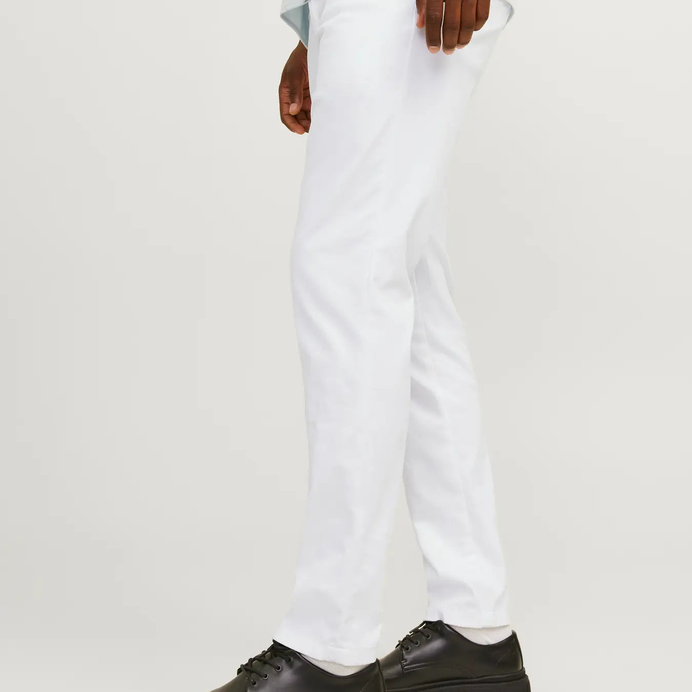 JJ MARCO BOWIE CHINO TROUSERS - WHITE