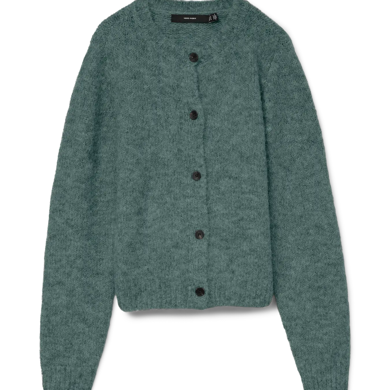 VM NOVAH O NECK CARDIGAN - BALSAAM GREEN