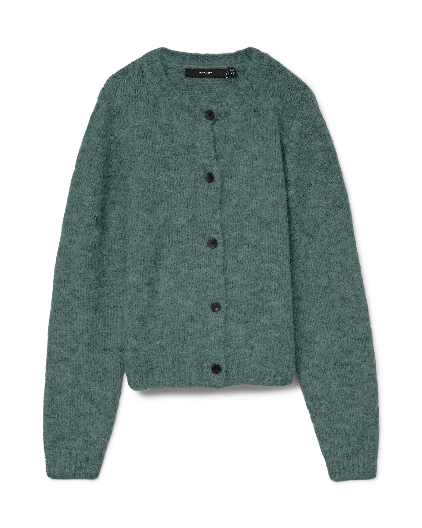 VM NOVAH O NECK CARDIGAN - BALSAAM GREEN
