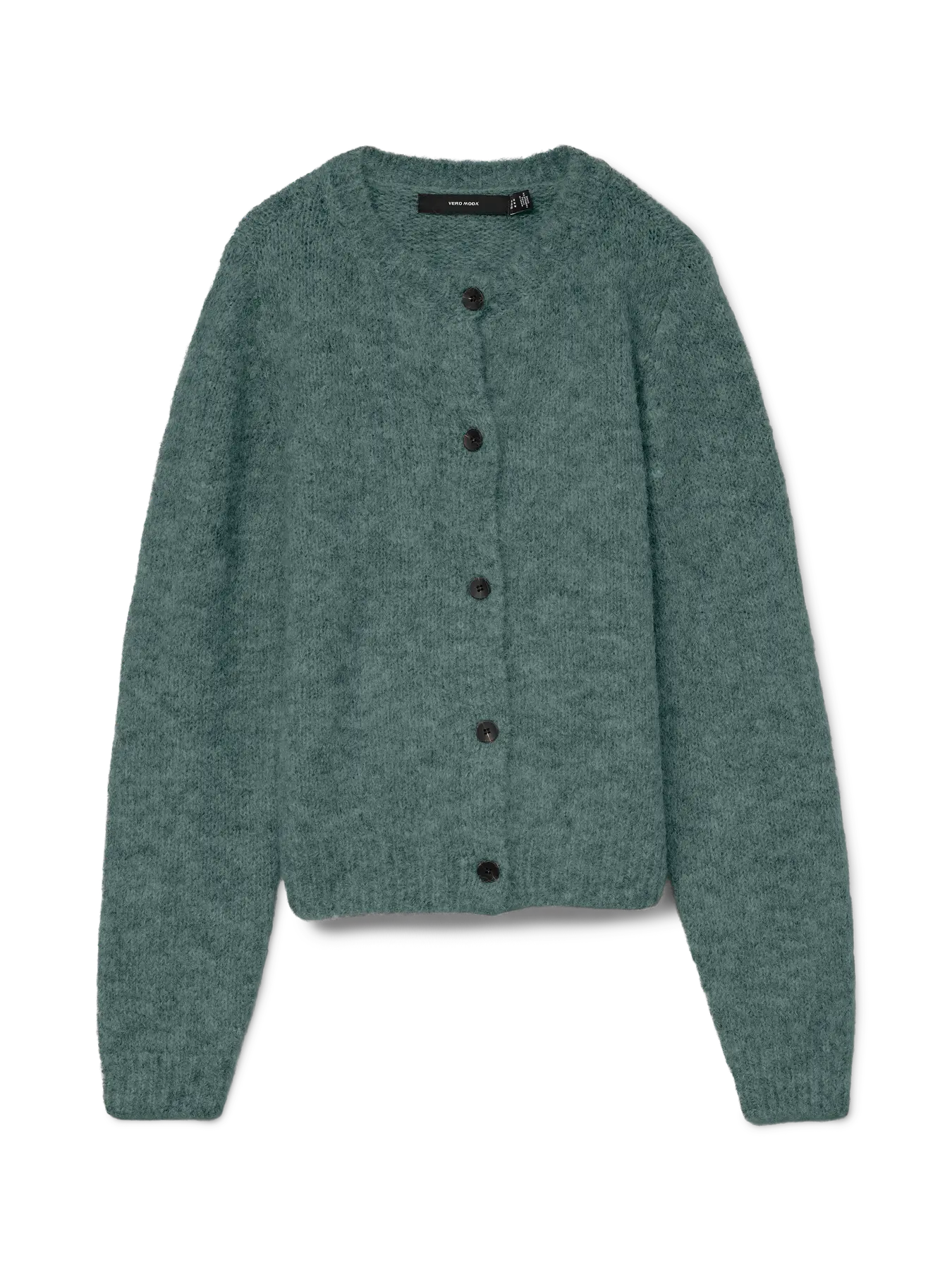 VM NOVAH O NECK CARDIGAN - BALSAAM GREEN